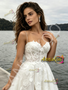 Shop 2026 ANNAKOO Spaghetti Straps Tulle A Line Appliques Wedding Dress With Slit Under 259