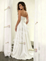 Shop 2026 ANNAKOO Strapless Satin A Line Simple Wedding Dress With Slit Under 189