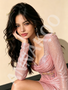 Shop 2026 ANNAKOO Pink Long Sleeve Square Beading Sheath Column Homecoming Dress Under 148