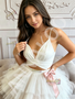 Shop 2026 ANNAKOO White Spaghetti Strap A-Line Tulle Homecoming Dress Bow Under 138