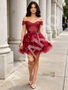 Shop 2026 ANNAKOO Silver Halter A Line Backless Tulle Beading Prom Dress Under 139