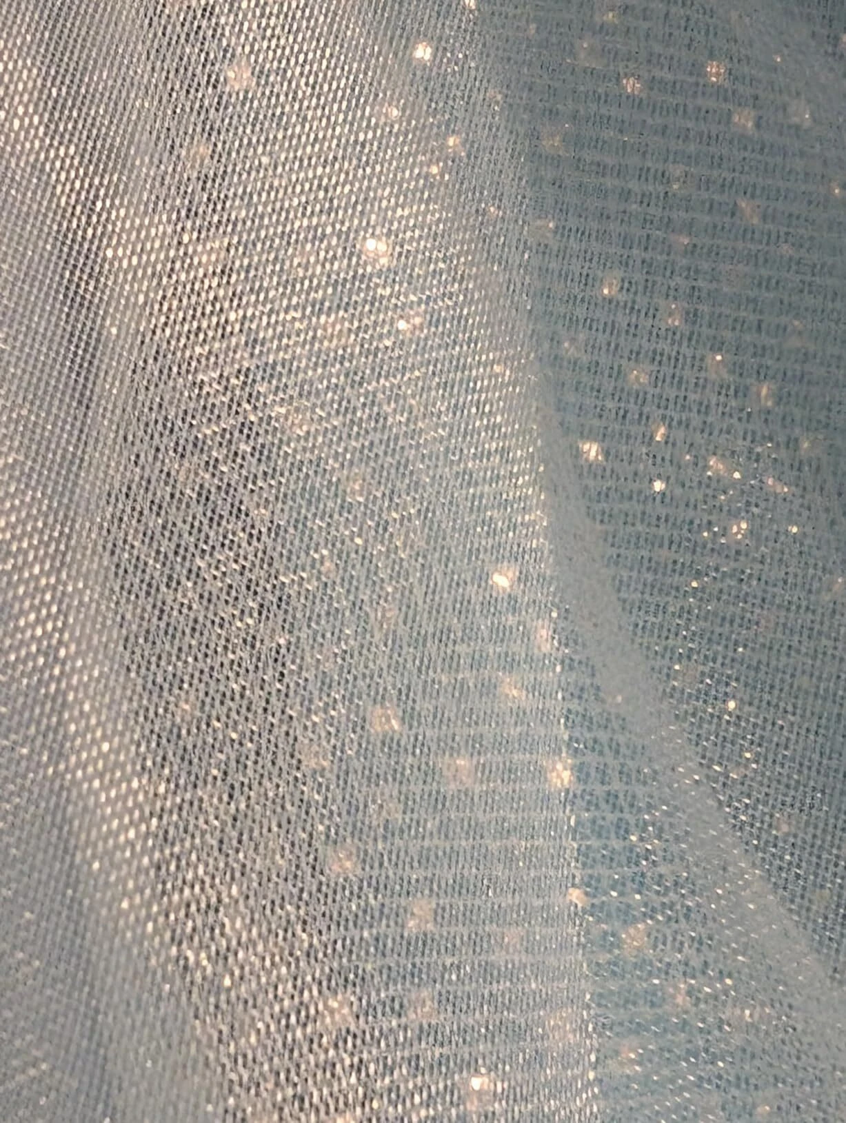 Sparkly glitter tulle macro detail