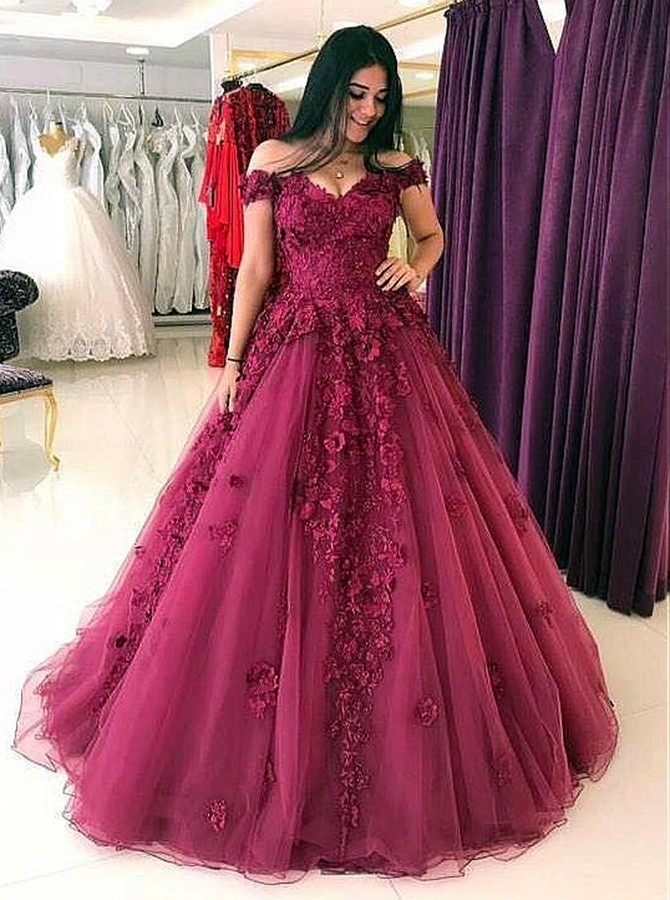 princess polly baby blue dress Burgundy Blossom Blush Tulle Picnic Autumn Wedding Dress main image 1