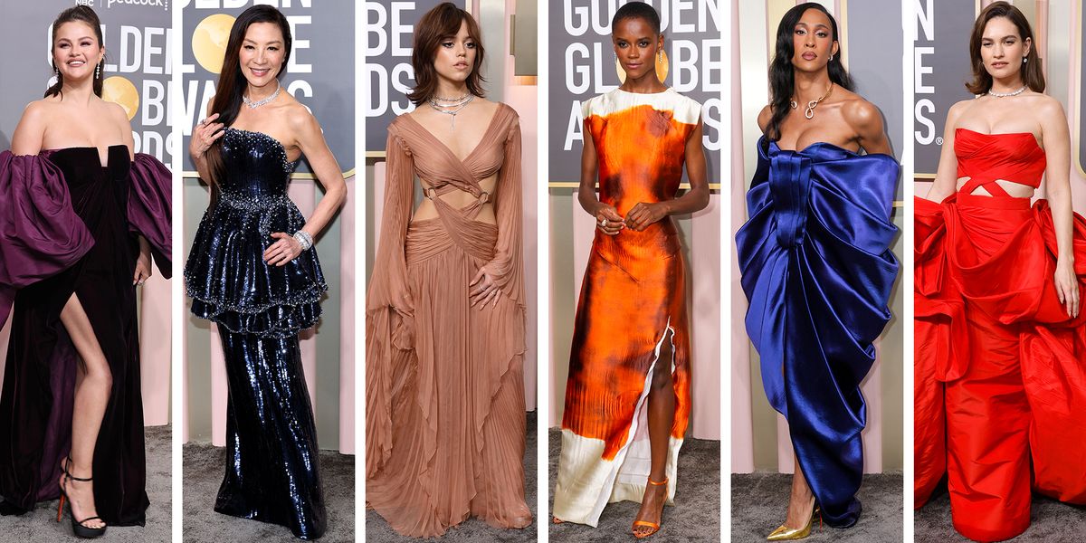 red carpet dresses golden globes 2023 Celebrity Chic: How Globe Gowns Will Shape Prom Fashion in 2024 Quinceneara