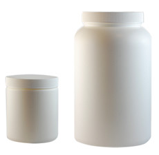 White Plastic Jar