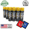 Inverted (SOLVENT BASED) Utility Yellow 20-978 17 oz., Marking Paint - 12 CANS