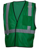 Pyramex Green RV1235 Non-ANSI Mesh Safety Vest 