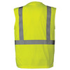 FrogWear® HV Premium Athletic-Type High-Visibility Black Bottom Sleeveless Safety Shirt - GLO-202