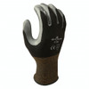 SHOWA ATLAS® Black Nitrile Palm Coated Nylon Gloves