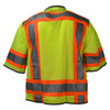 Radians SV55-3ZGD Type R Class 3 Heavy Duty Two-Tone Engineer Safety Vest - Yellow/Lime