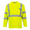 Portwest Hi-Vis Yellow Class 3 Long Sleeve Shirt - (Men's Tall)