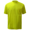 GSS Safety 5501 (MEN'S TALL)Moisture Wicking Safety Shirt - Yellow/Lime