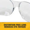 DeWalt Protector DPG54-1D Clear, Wraparound Safety Glasses
