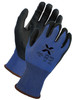 (ANSI A4) Black Micro-Foam Nitrile Palm And Fingers Coated With Reinforced Thumb Crotch