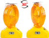 Rechargeable Solar Barricade Amber LED Warning Lights - BLIGHT-ST