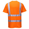 Portwest S170 Hi-Vis Orange Cotton Comfort Short Sleeve T-Shirt 