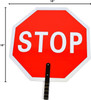 STOP/SLOW ALUMINUM-18in PADDLE with handle STOP/SLOW ALUMINUM-18in PADDLE with handle