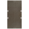 AlturnaMAT® 4' X 8' Ground Protection Mat w/ Hand Holes - 120 Ton Capacity - Black - Smooth/Tread