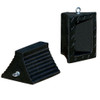 CHECKERS® General-Purpose Rubber Wheel Chock w/ Cored Bottom For Trucks & Trailers 