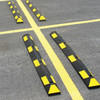 CHECKERS® Park-It® 6' Black/Yellow Parking Curb