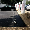CHECKERS® Park-It® 6' Black/White Parking Curb