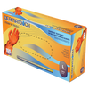 Dermatouch 8 MIL Industrial Grade Diamond Textured Powder Free Orange Nitrile Gloves (100 per box)