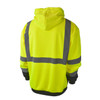 Radians Class 3 Color Blocked Hooded Sweatshirt - Yellow 