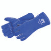 Liberty Safety Maxstrike Blue Leather Premium Side Split Cowhide Welder Gloves 