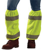 Class E Hi-Vis Lime Shin Reflectors  ## LUX-SG ##