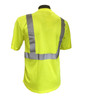 Hi-Vis Knit Class 2 Green T-Shirt Back