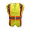 Radians SV24-2ZGM Class 2 Breakaway Two-Tone Safety Vest with Zip-N-Rip™ front