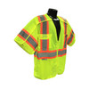 Radians SV24-3GM Breakaway Type R Class 3 Surveyor Safety Vest - Yellow/Lime