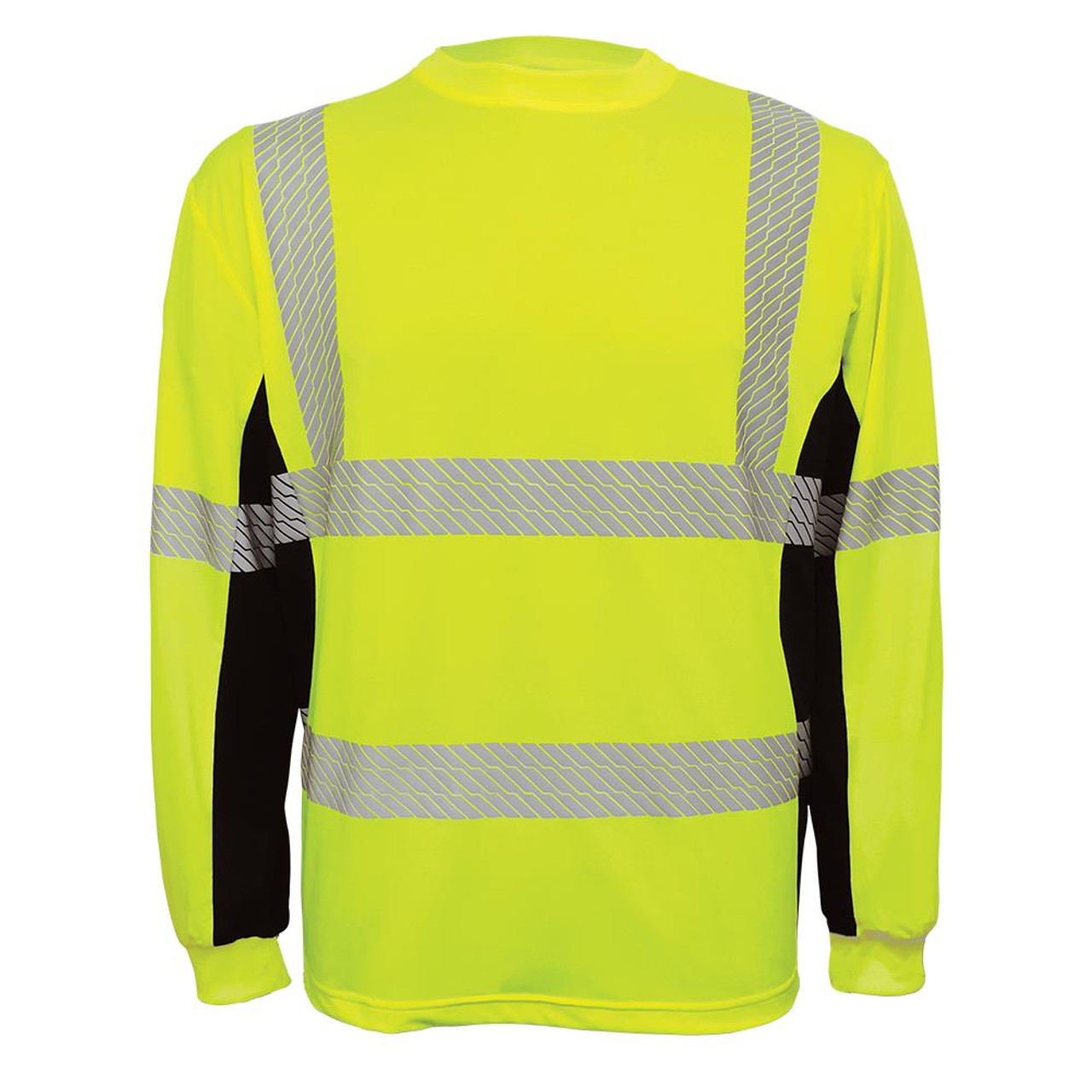 Global Glove GLO-225LS FrogWear Type R Class 3 Performance Stretch Long Sleeve Safety Shirt