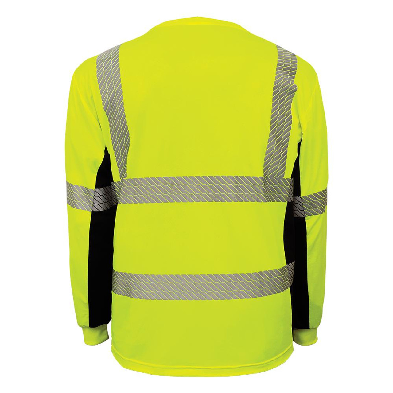 Global Glove GLO-225LS FrogWear Type R Class 3 Performance Stretch Long Sleeve Safety Shirt