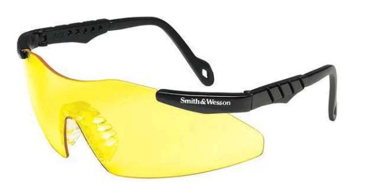 Smith & Wesson® 19822  Magnum 3G. Wraparound, Mini Safety Glasses - AMBER LENS