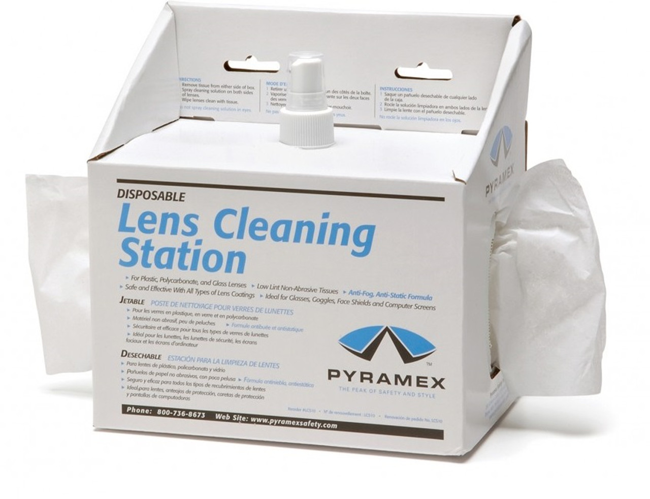 Pyramex® Lens Cleaning Stations - Small  ## LCS10 ##