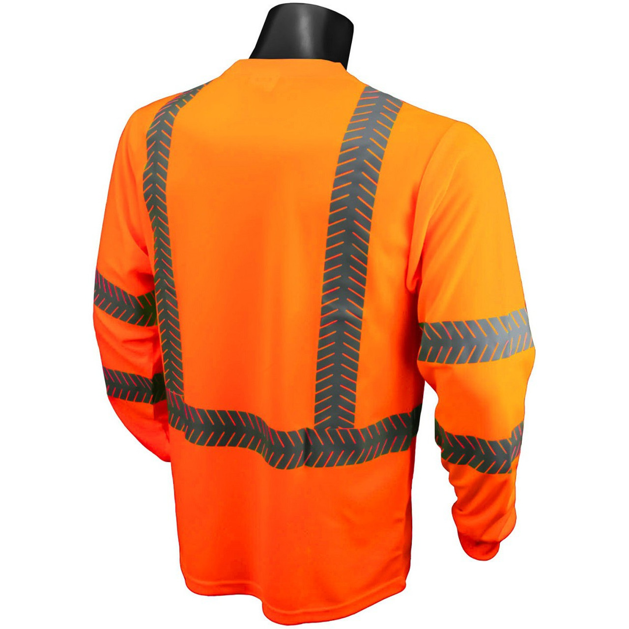 Radians ST24-3 Type R Class 3 Mesh Safety Shirt with UV Protection - Orange - BACK