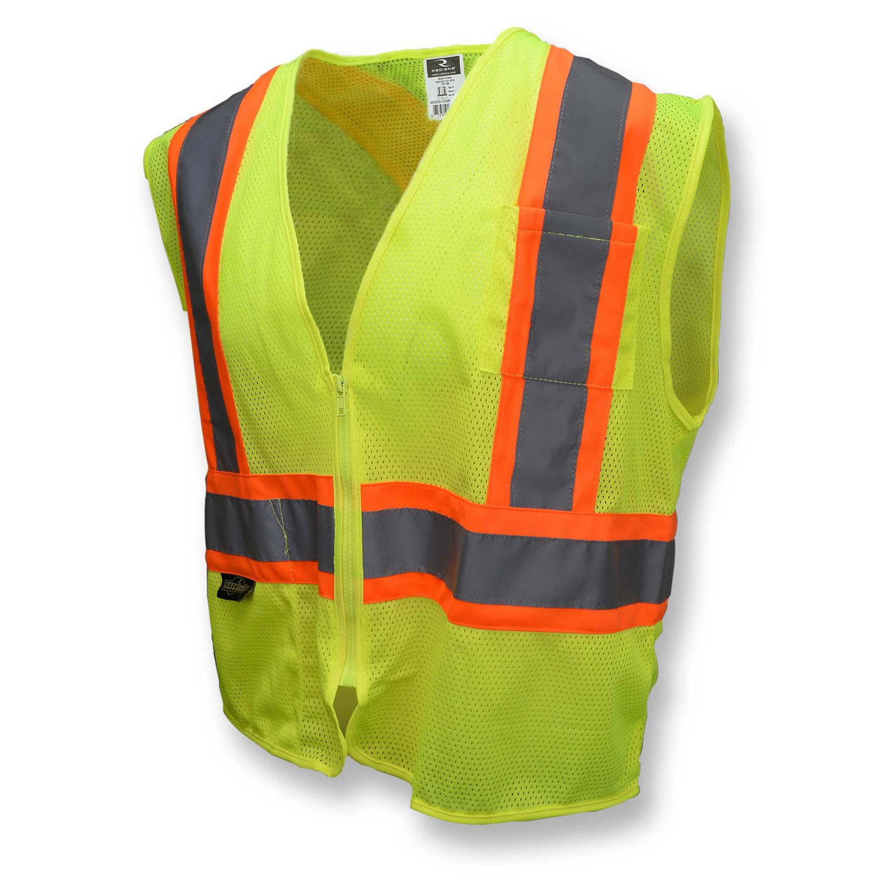 Radians SV22X-2ZGM Type R Class 2 Mesh Two-Tone X-Back Safety Vest