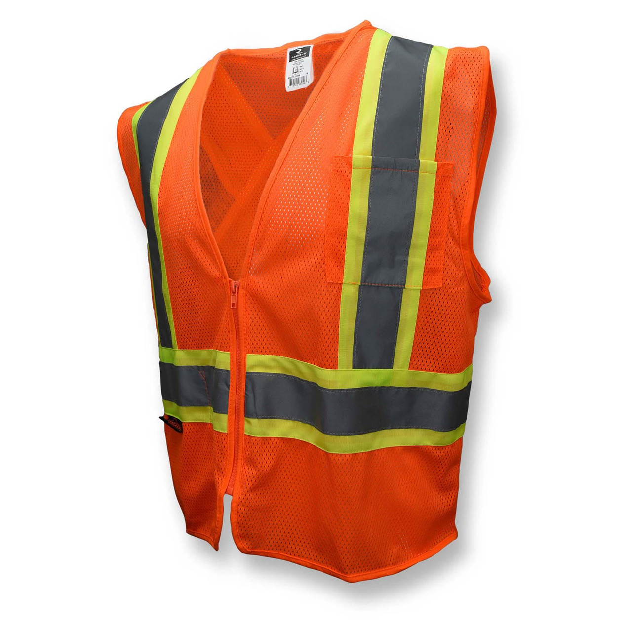 Radians SV22X-2ZOM Type R Class 2 Mesh Two-Tone X-Back Safety Vest - Orange