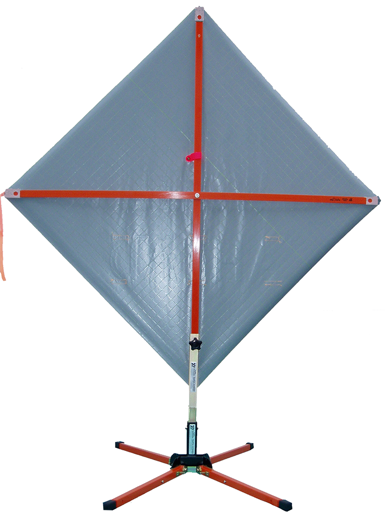 Traffix® Sign Stand w/ Step-N-Drop Legs & Universal Sign Holder