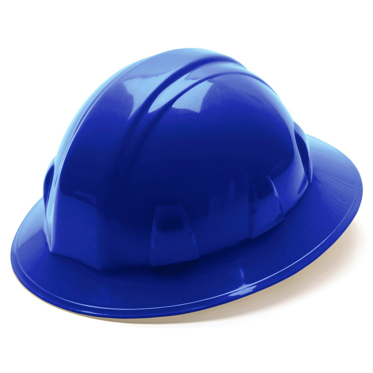 Pyramex HP24160 SL Series Full Brim Hard Hat - 4-Point Ratchet Suspension - Blue