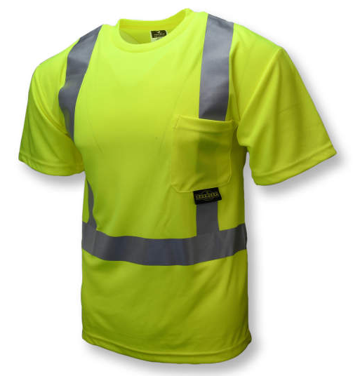 Radians ST11-NPOS-3X Industrial Safety Shirt - Short Sleeve, High-Vis Orange, Moisture-Wicking Polyester Mesh, 3XL - View #10