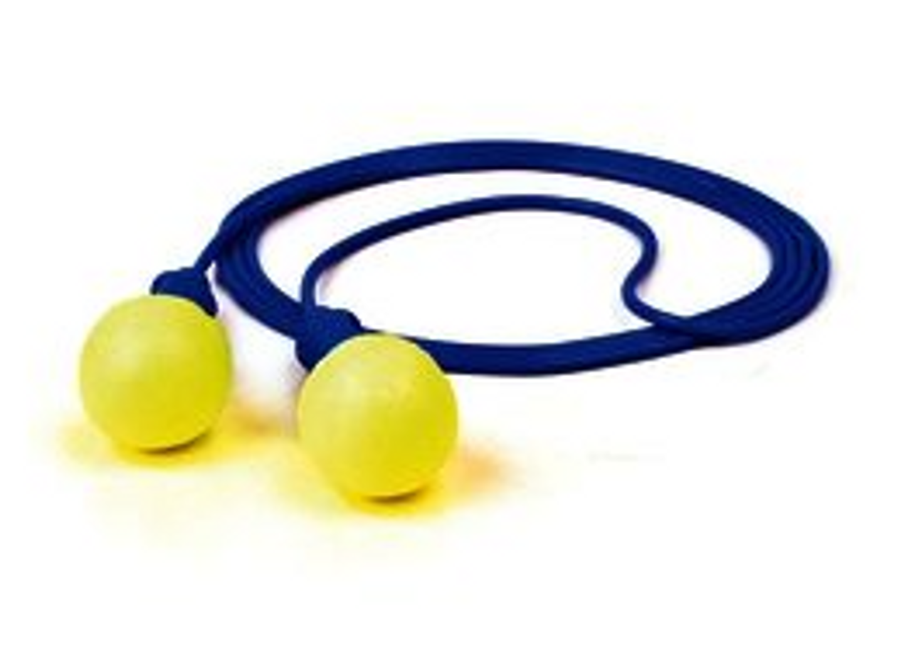 3M™ E‑A‑R™ Push-Ins™ Corded Foam Earplugs - NRR 28 dB (100 Pairs)