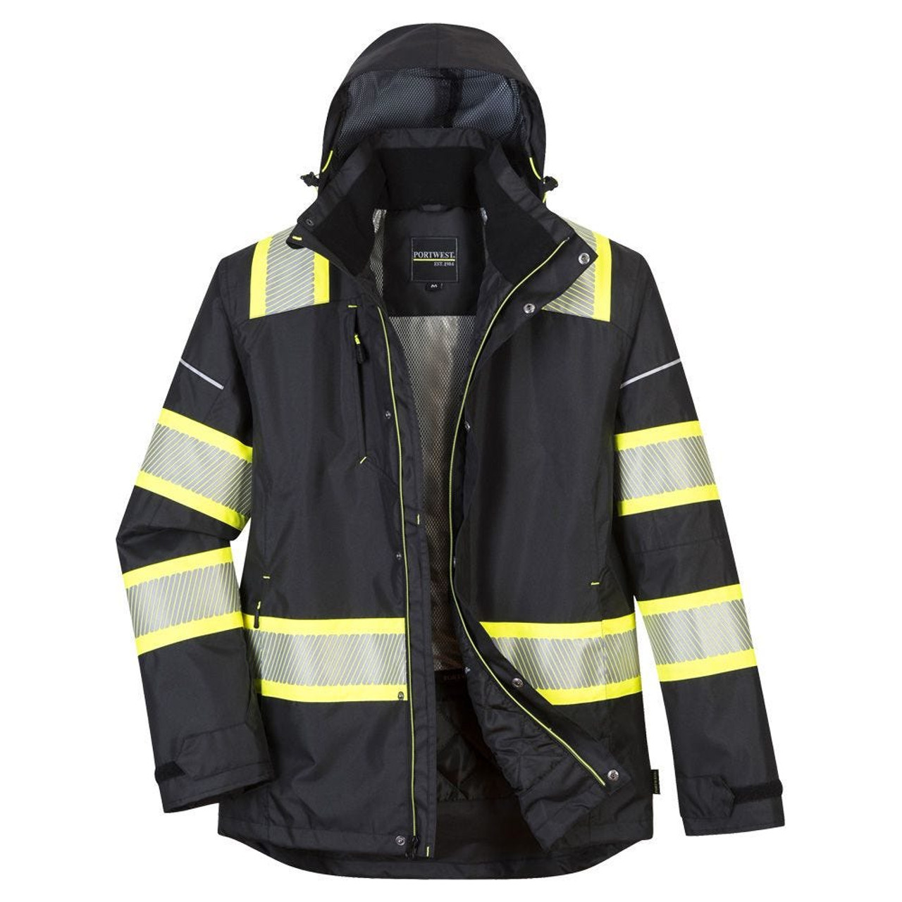 Hi Vis Softshell Work Jacket | Reflective Jacket | Made in the U.S.A. -  1620 Workwear, Inc