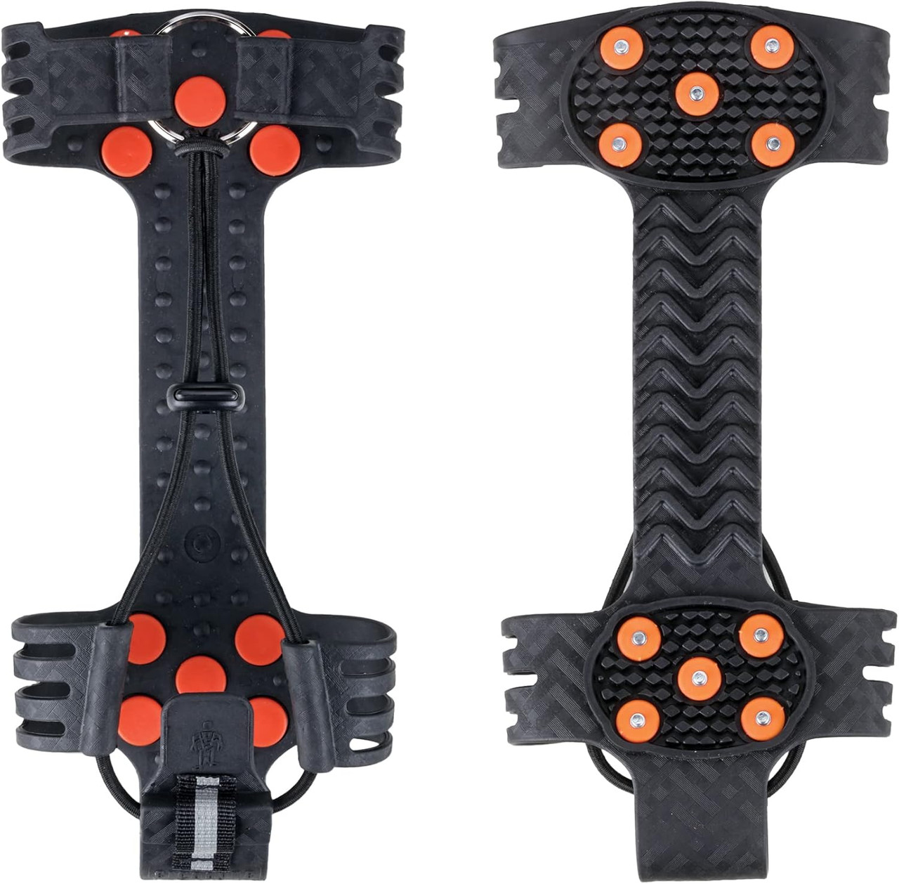 Ergodyne TREX 6310 Adjustable Slip-On Ice Traction Cleat with 10 Carbon Steel Spike Grips