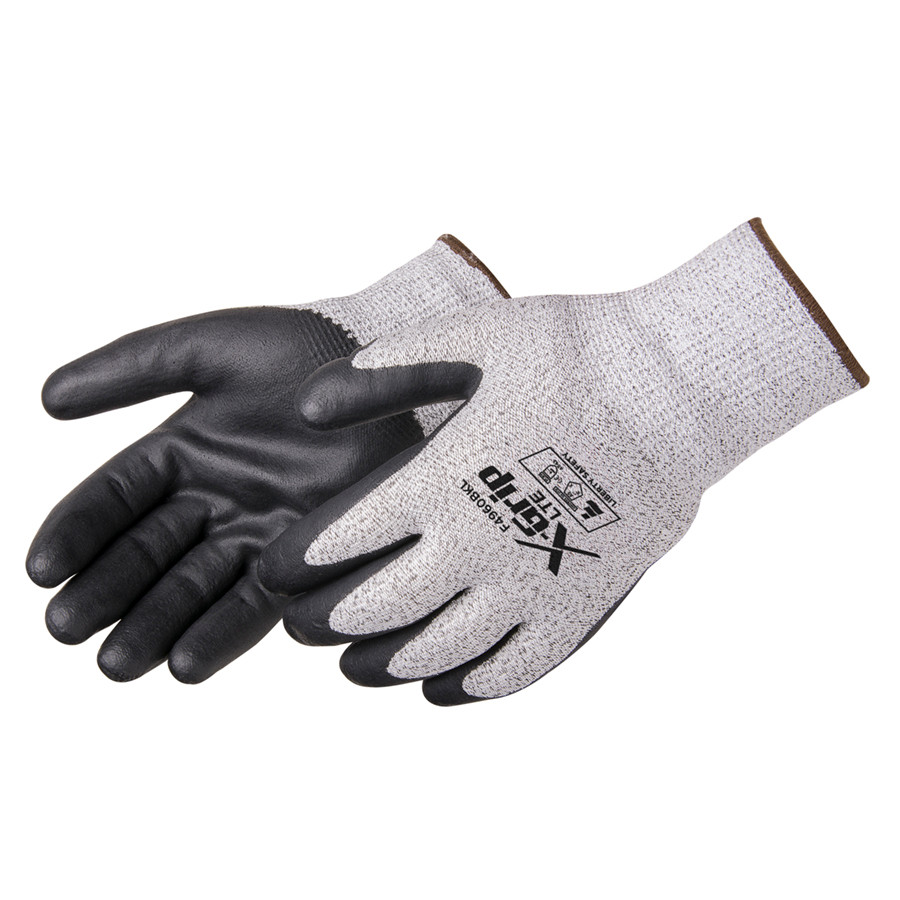 Liberty Safety™ 13 Gauge X-Grip® Cut Resistant Polyurethane Palm Coated Gloves (A4)