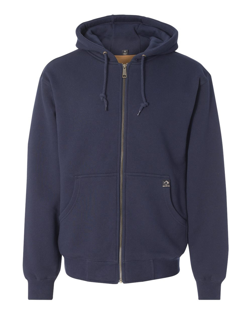 DRI DUCK  7033T (TALL) Crossfire Heavyweight Power Fleece Hooded Jacket with Thermal Lining - NAVY