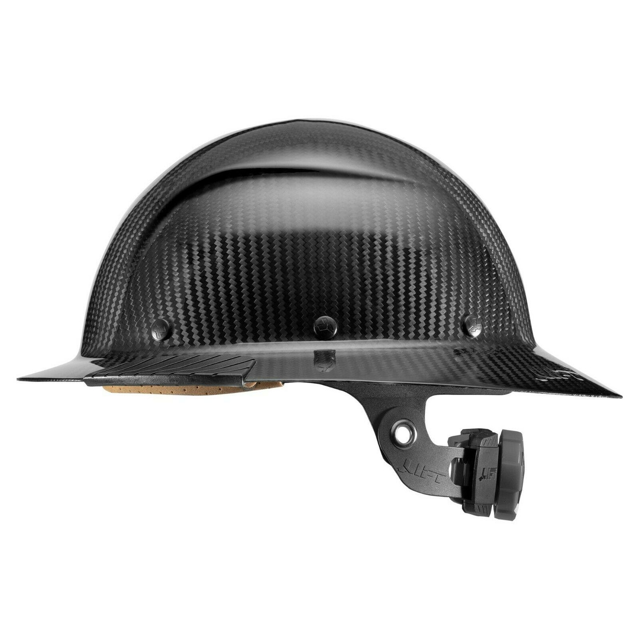 LIFT Safety® Dax Carbon Fiber Hard Hat Full Brim (Type 1 Class C) - Black