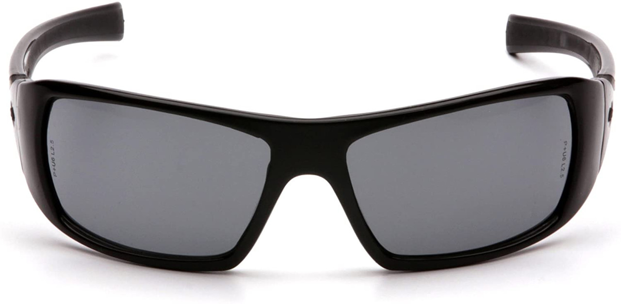 Pyramex Goliath Safety Eyewear (Smoke Lens/Black Frame SB5620D)