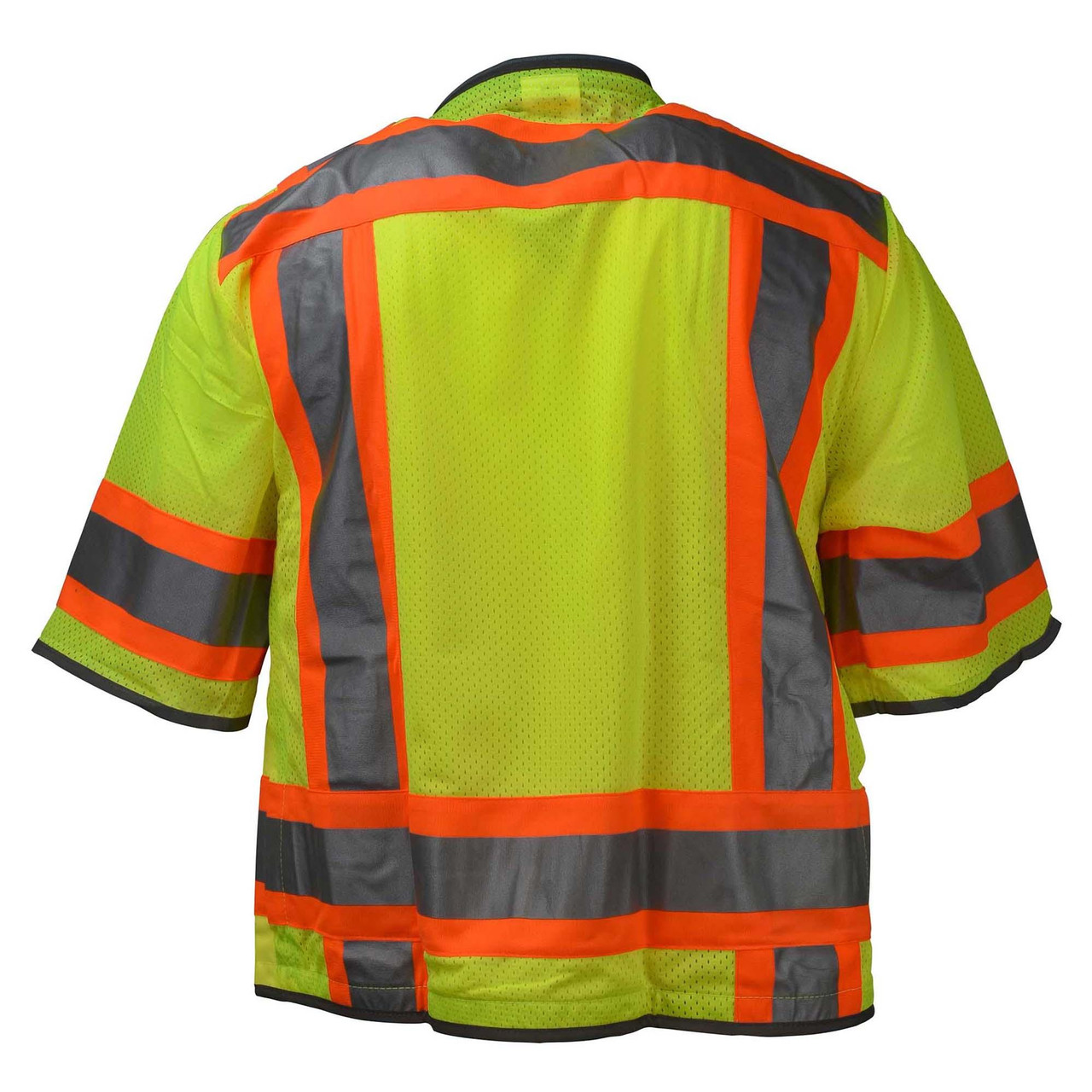 Radians SV55-3ZGD Type R Class Heavy Duty Two-Tone Engineer Safety Vest  Yellow/Lime Hi-Vis Apparel GS Safety Products